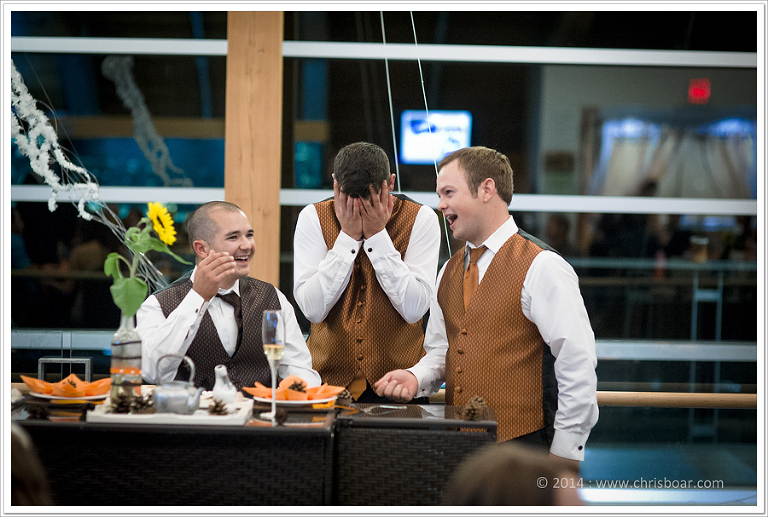 funny-groomsmen-deep-bay-marine-centre-wedding