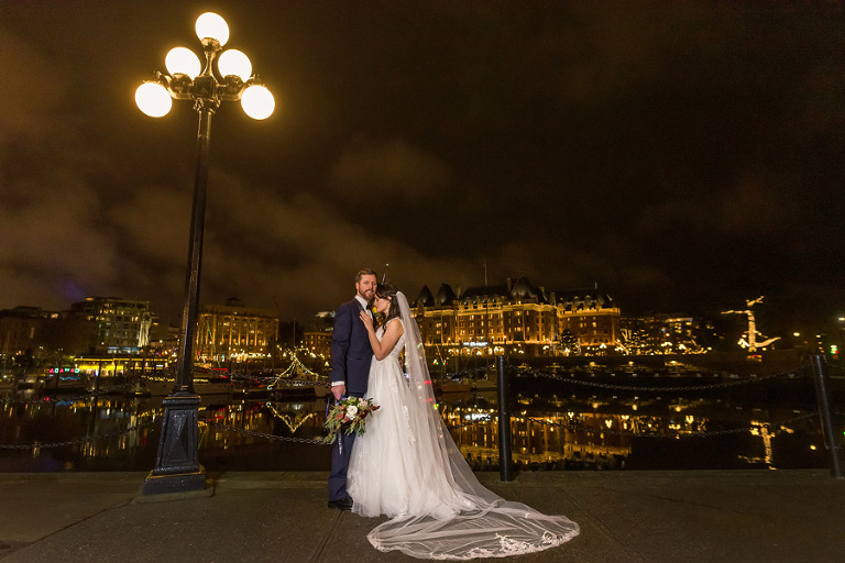 Victoria wedding harbour