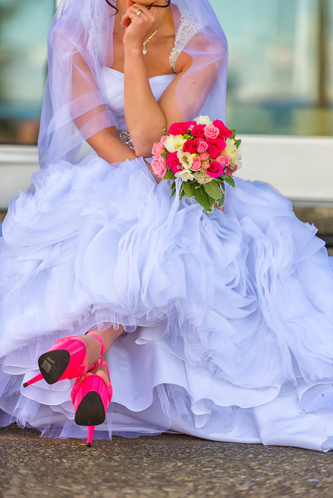 Bride pink heels