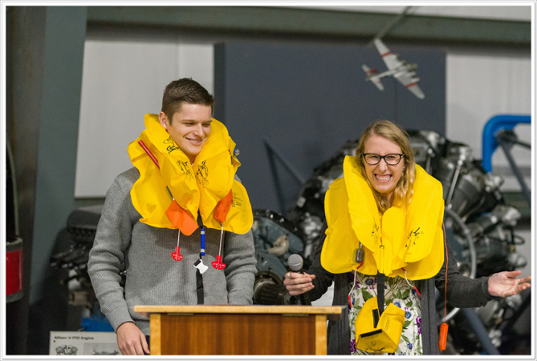 BC Aviation Museum wedding 3