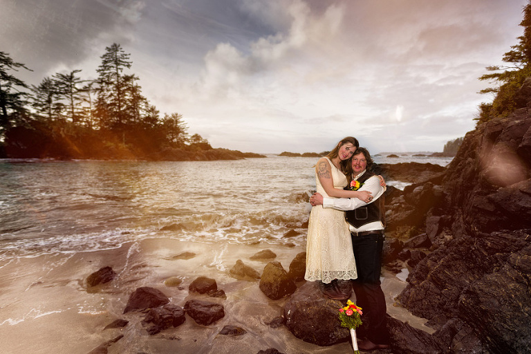 Wya resort bride and groom