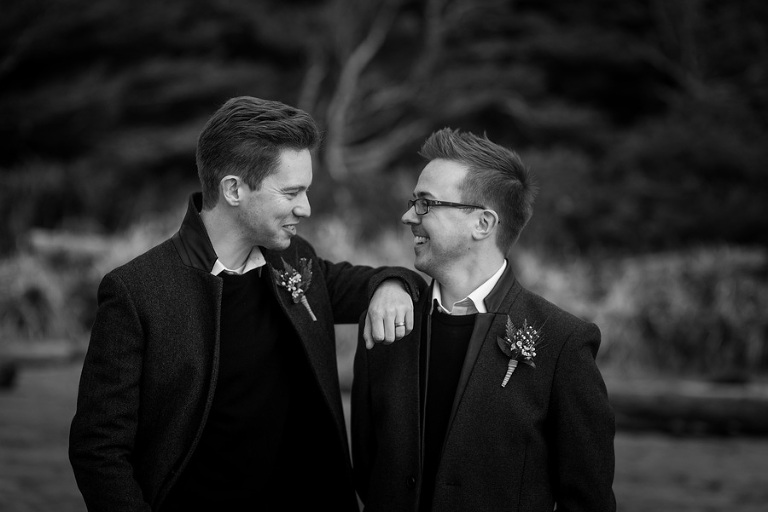 Gay wedding Tofino Long Beach Lodge 2