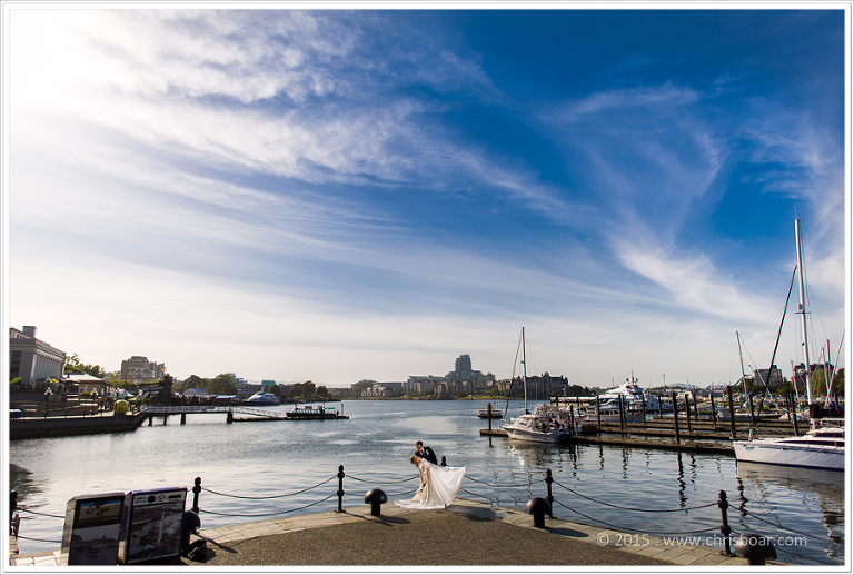 Victoria harbor wedding