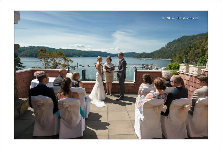 Poets Cove wedding photo A&C 2