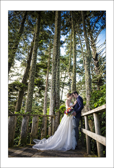 Ucluelet Big Beach wedding photo L&G 5
