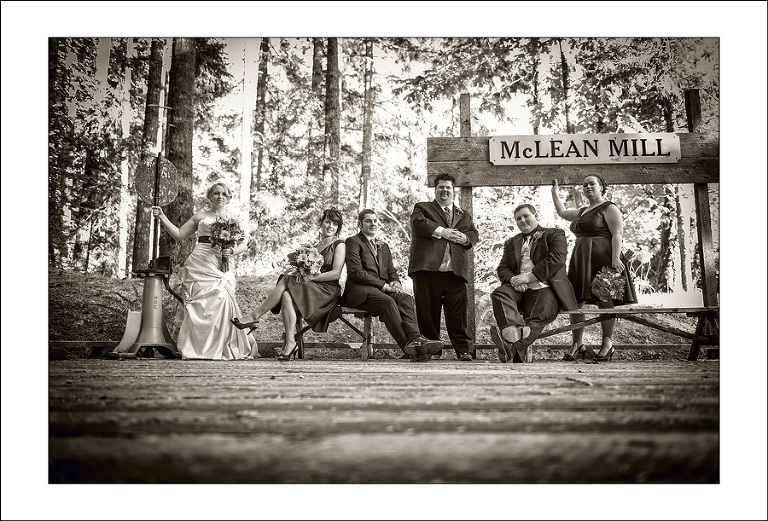 Port Alberni Mclean Mill wedding photos 5