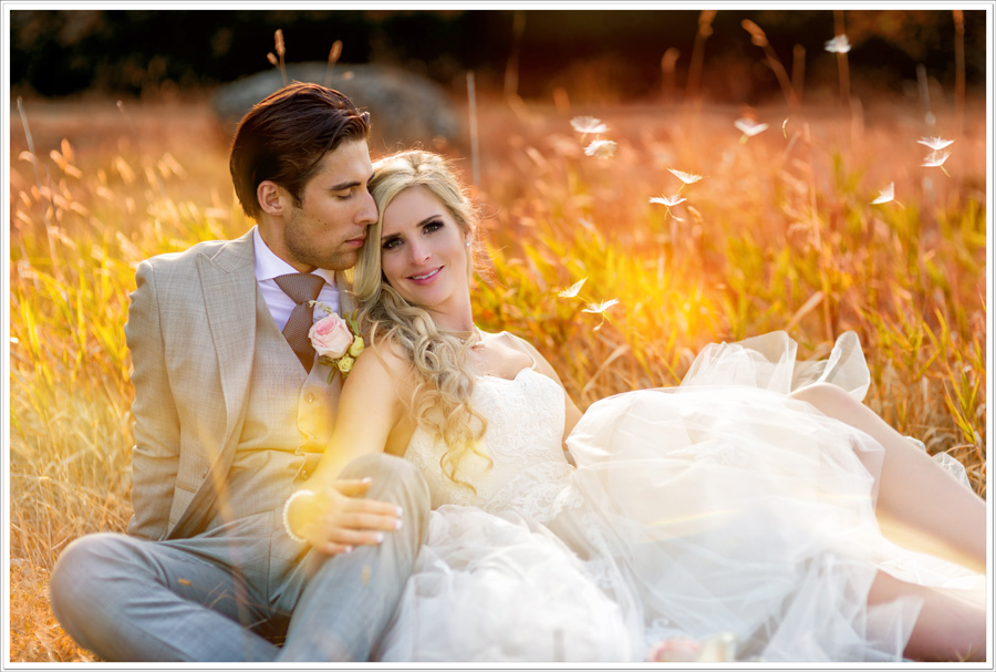 Neck point wedding photo romantic bride groom
