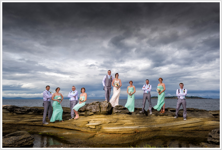 Madrona Point wedding party