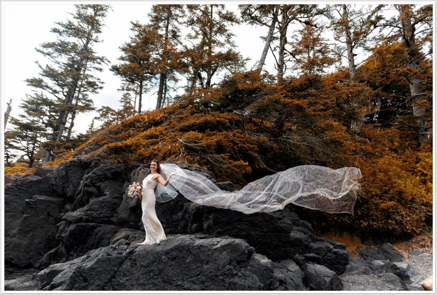 Long Beach Lodge wedding bride