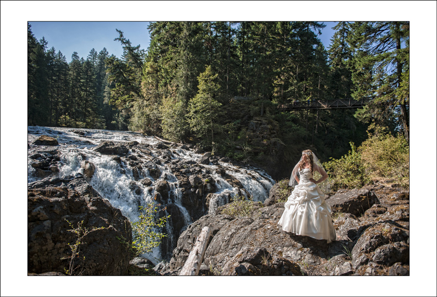 Englishman River Falls wedding photo 1