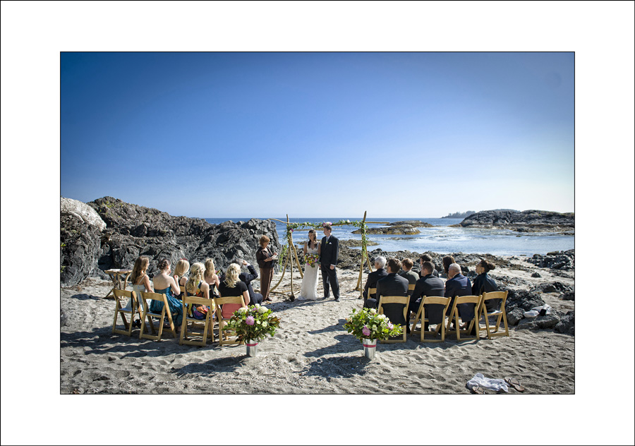 Shell beach Wickanninish Inn wedding photo by chrisboar.com Wickanninish Inn wedding photo LI1