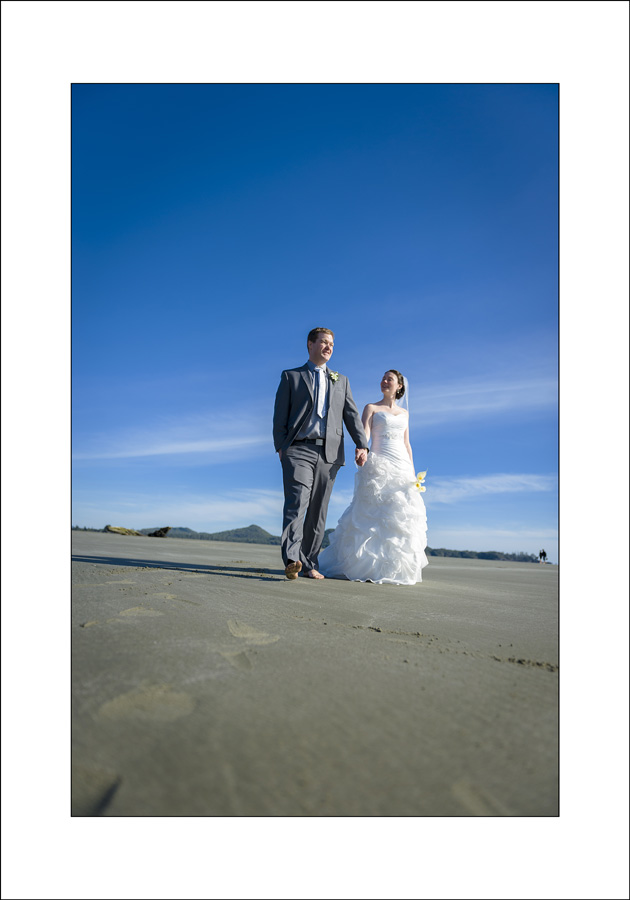 Tofino wedding photo Chesterman Beach
