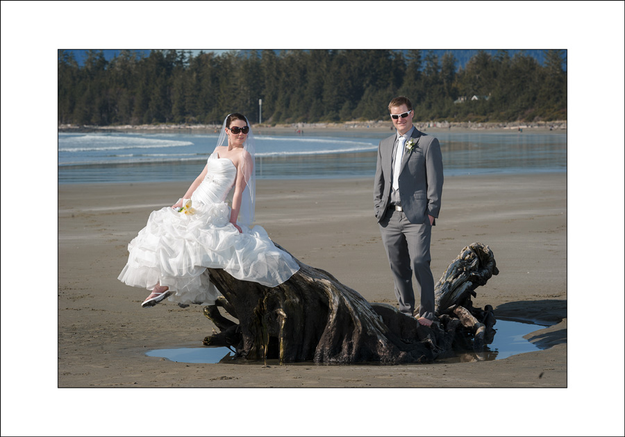 Tofino wedding photo Chesterman Beach