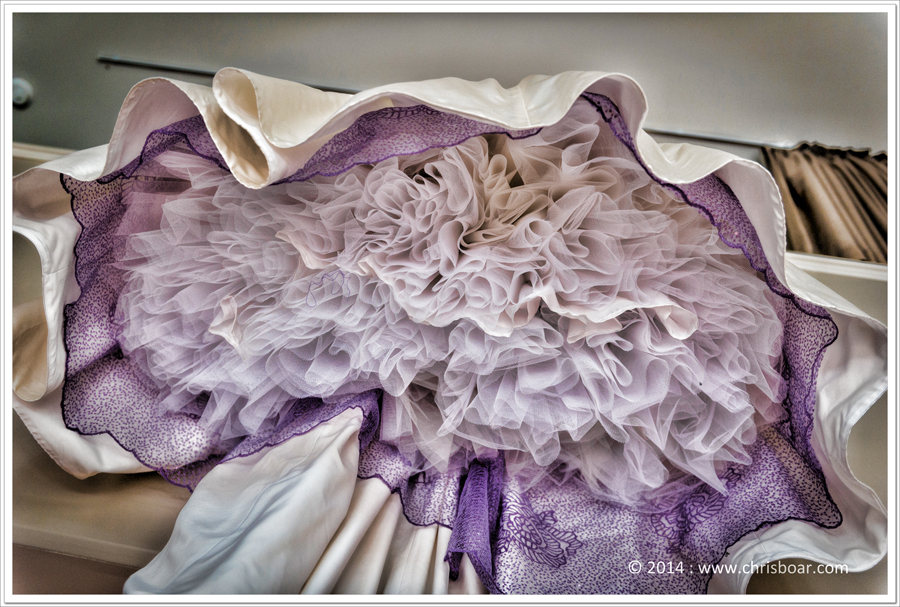 pink wedding dress